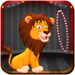 Circus Lion Ring Jump