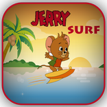 Jerry the mouse surfer