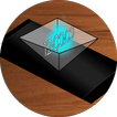 Hologram Clock ไอคอน