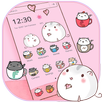 Cute Cup Cat Theme Kitty Wallpaper & icon pack APK