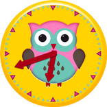 Mignon Hibou Widget Horloge