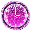 光沢のある クロック ウィジェット APK