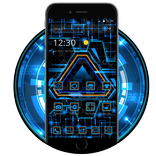 Neon Triangle Tech Theme