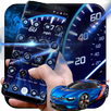 Analogue Neon Tachometer Dashboard Theme APK