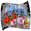 Litery graffiti aplikacja