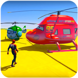 Superhero Chinook Helicopter Top Gear Racing Games