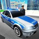 Modern City Police Car Parking