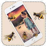 Bee Fly On Screen