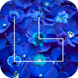 Blue Flower Lock Screen