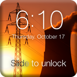 Nuclear Sunset Screen Lock