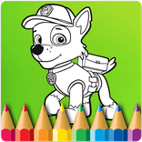 Kids Coloring for Paw Pups