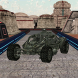 police sci fi bike car rider