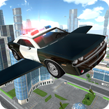 Flying Police Car Driving