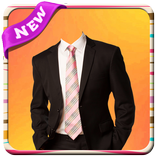Stylish Man Suit Photo Montage