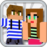 Girl And Boy Skins for MCPE