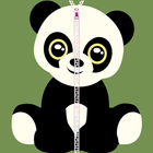 Panda zip locker icon