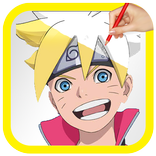 How to Draw Boruto uzumaki