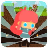 Pixel Worlds Girl Run