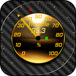 Torque Theme Gold Glass OBD 2