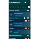 Football live scores & stats