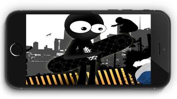 Stickman Jet Skate poster