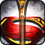 Superman Zipper Lock Screen