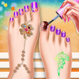 3D Toe Nail Salon Fashion Spa