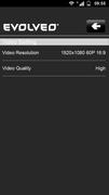 برنامهنما EVOLVEO SportCam W8 عکس از صفحه