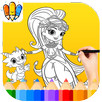 😍 Coloring Book For shimer and shin APK