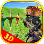Sniper 3D Bottle Shooting