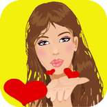 Blowing Kiss Animated