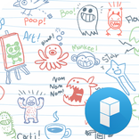 Go Go Drawing launcher theme