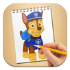 How to draw paw patrol APK
