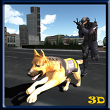 Police Dog Sniffing Criminals