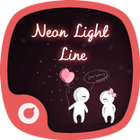 Neon Light Line - Solo Launcher Theme