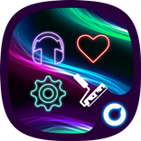 Neon Lines - Solo Launcher Theme