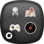 Black Simple - Solo Launcher Theme