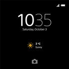 XPERIA™ Theme: Black icon
