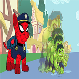 Spider Dog Man Huk Patrol Game