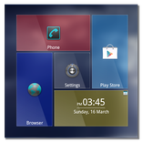 ”Glass theme for SquareHome