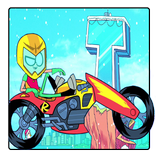 titans go bike rider