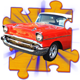Retro Jigsaw Puzzle- Cars