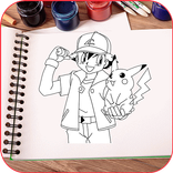 ”How To Draw Poke easy steps mon