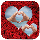 Valentinstag-Bilderrahmen