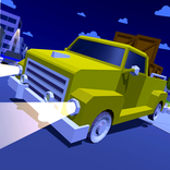 Blocky Jeep Craft Transport 3D