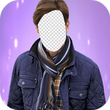 ”Man Scarf Photo Montage