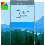 Nature Cold Xperia theme