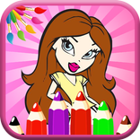 Fashion Girls coloring book - Fashion Coloring