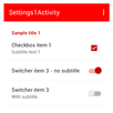 MaterialSettings sample APK