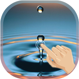 Finger Touch Water Droplet